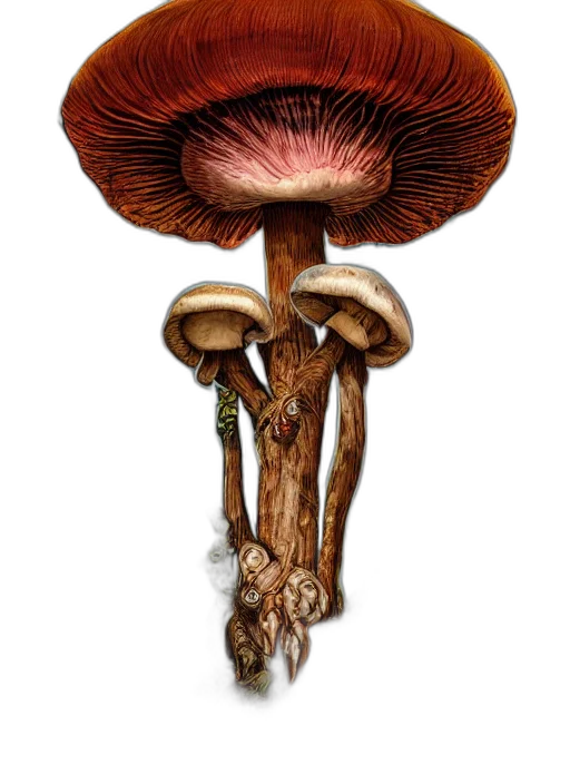 crown, flower, umbrella, staff transparent PNG cut-out