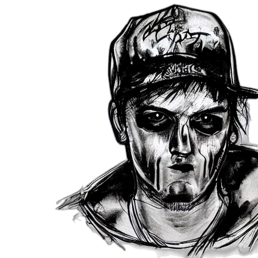 face, hat, mask, cartoon transparent PNG cut-out