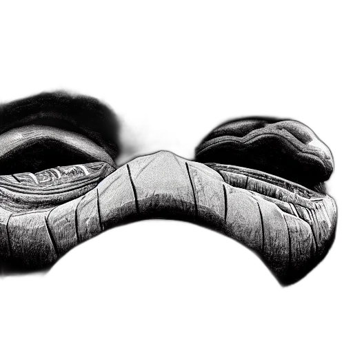 mask, shoes, hat, crown, photorealistic, pencil sketch, concept art, 3d render transparent PNG cut-out
