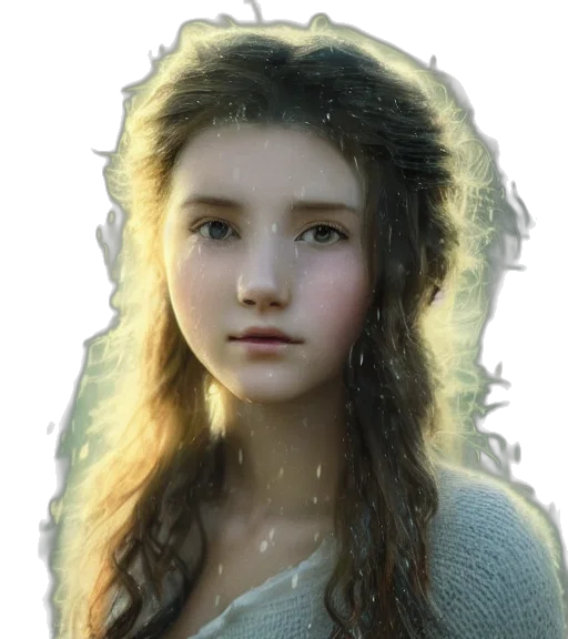 face, dragon, hair, crown transparent PNG cut-out