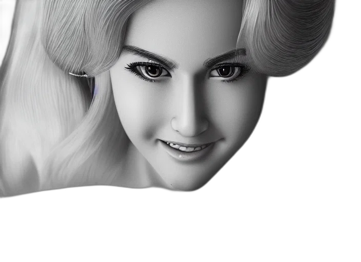 face, crown, hair, mask transparent PNG cut-out