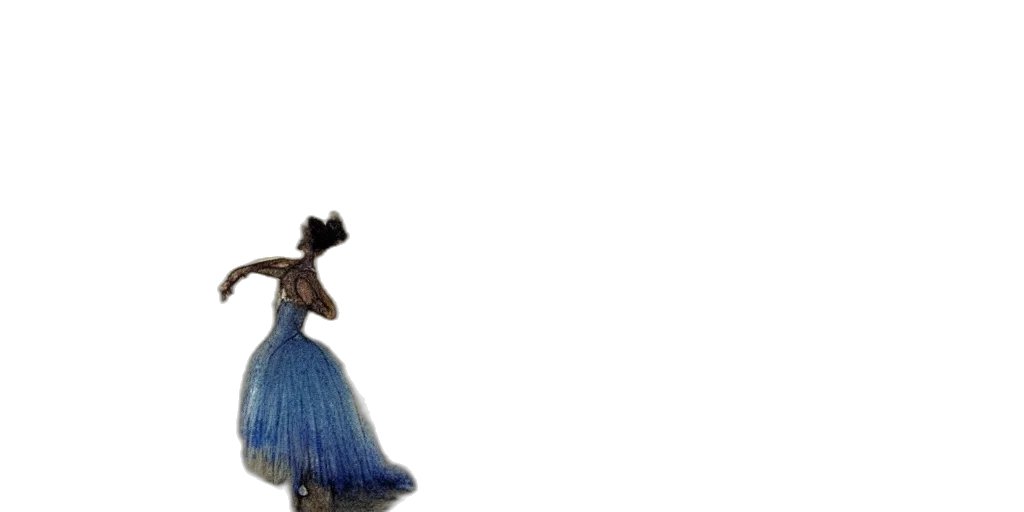 dress, staff, hair, sword transparent PNG cut-out