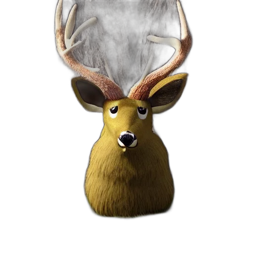 animal, creature, crown, mask, 3d render, concept art, photorealistic, fantasy art transparent PNG cut-out