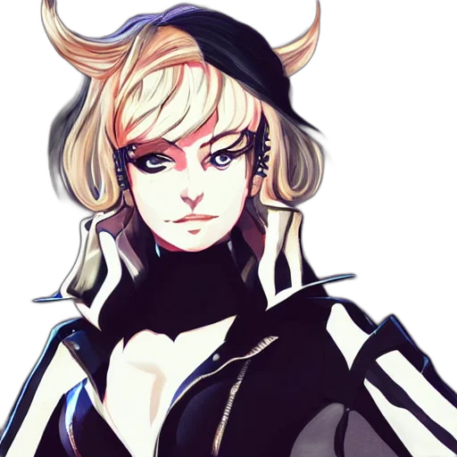 jacket, hat, anime, concept art transparent PNG cut-out