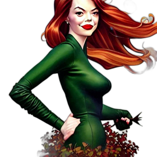 comic book art, concept art, fantasy art, cartoon, green, earth tones, phil, noto transparent PNG cut-out