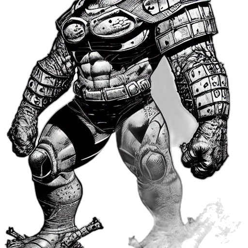 robot, comic book art, concept art, fantasy art, photorealistic, toad, animal, jim transparent PNG cut-out