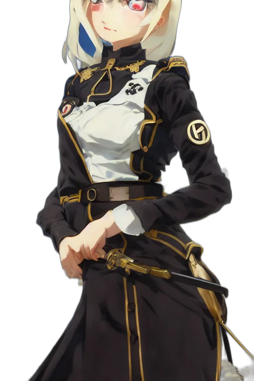 staff, jacket, dress, weapon transparent PNG cut-out