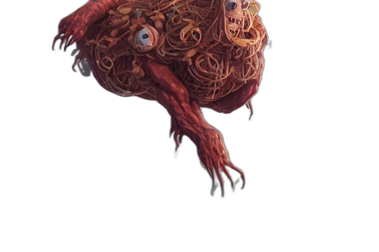 mask, creature, hair, crown transparent PNG cut-out