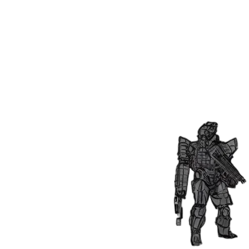 robot, weapon, sword, staff transparent PNG cut-out