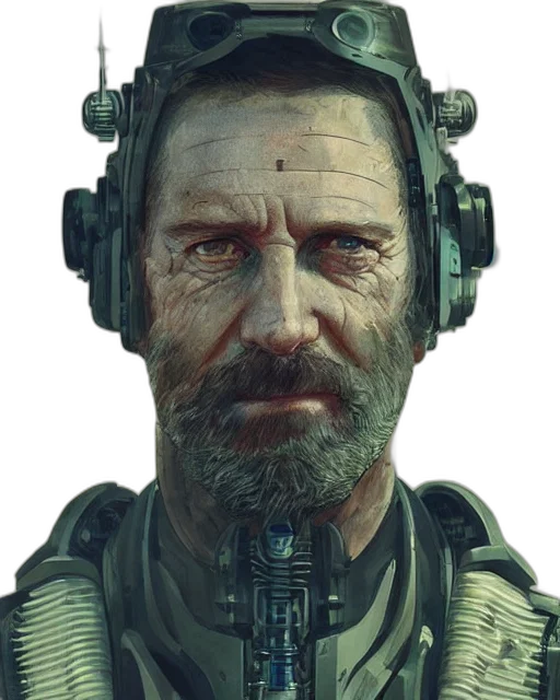 face, robot, mask, weapon transparent PNG cut-out