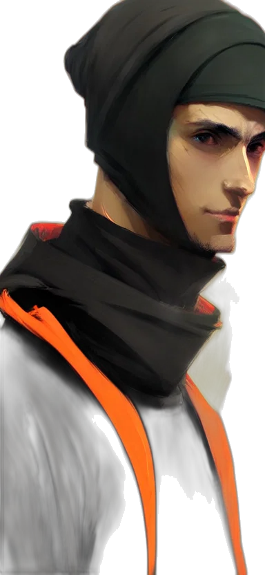 face, staff, jacket, mask transparent PNG cut-out