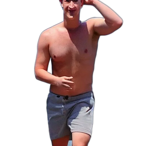 creature, hat, 3d render, mark, zuckerberg, thirst, trap, photo transparent PNG cut-out