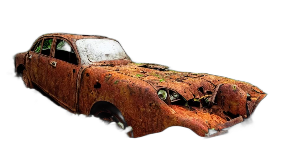 car, weapon, 3d render, photorealistic transparent PNG cut-out