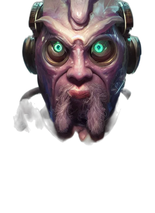 mask, face, staff, robot transparent PNG cut-out