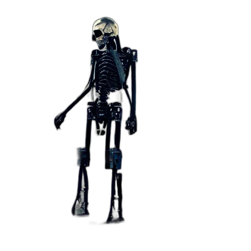 robot, staff, creature, animal, concept art, 3d render, cyberpunk, pixel art transparent PNG cut-out
