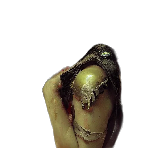 mask, jewelry, creature, face, 3d render, photorealistic, concept art, oil painting transparent PNG cut-out