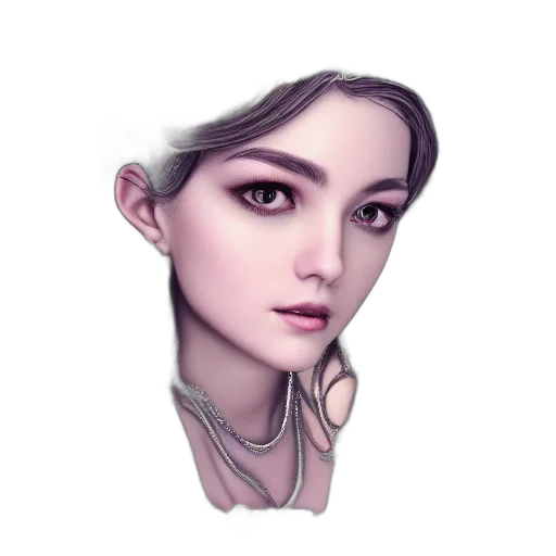 face, jewelry, crown, mask, fantasy art, concept art, photorealistic, pixel art transparent PNG cut-out