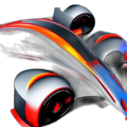 3d render, concept art, photorealistic, race, car, inspired, bird, prey transparent PNG cut-out