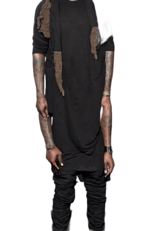 dress, jacket, creature, dark, earth tones, monochrome, kanye, west transparent PNG cut-out