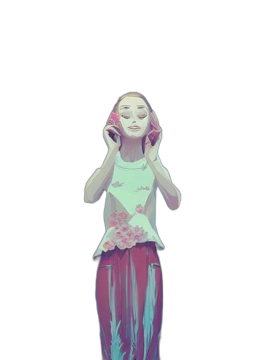 dress, face, creature, mask transparent PNG cut-out