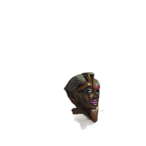 mask, face, crown, robot, 3d render, concept art, pixel art, photorealistic transparent PNG cut-out