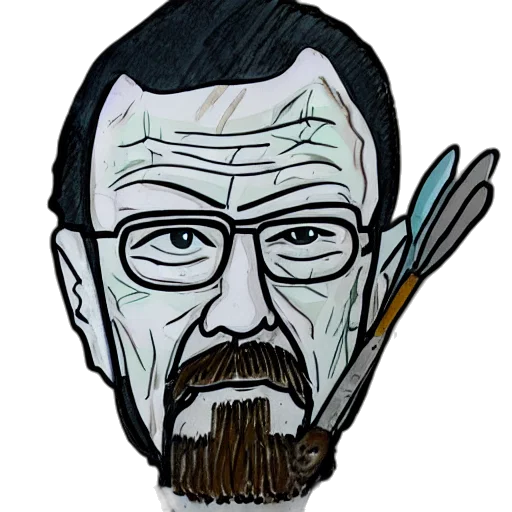 staff, face, mask, cartoon, comic book art, fantasy art, concept art, art transparent PNG cut-out