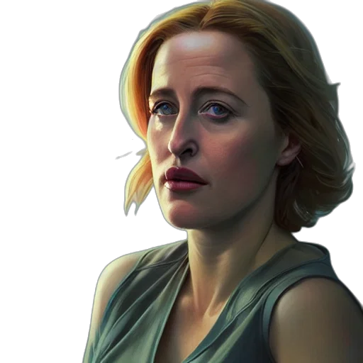 face, photorealistic, concept art, comic book art transparent PNG cut-out