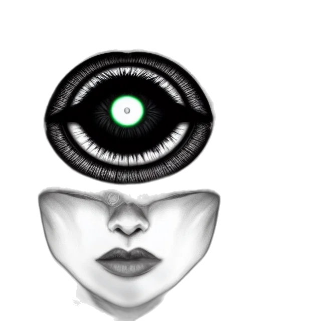 mask, robot, face, creature transparent PNG cut-out