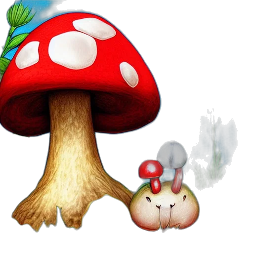 hat, crown, creature, concept art, 3d render, pixel art, fantasy art, forest transparent PNG cut-out