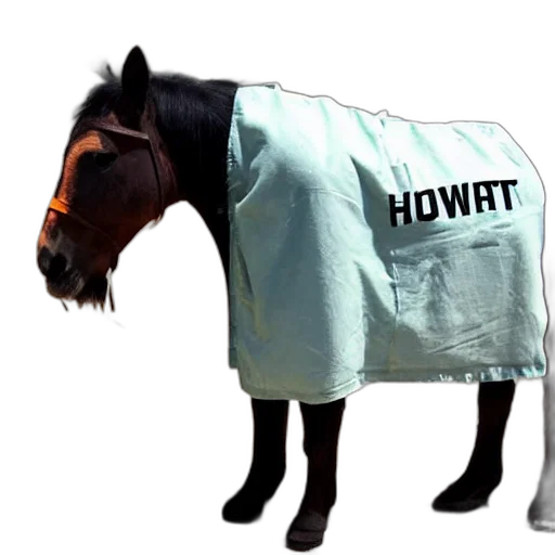 jacket, animal, horse, wearing transparent PNG cut-out
