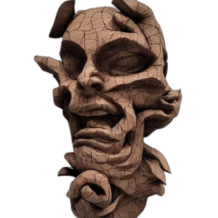 mask, face, crown, staff transparent PNG cut-out