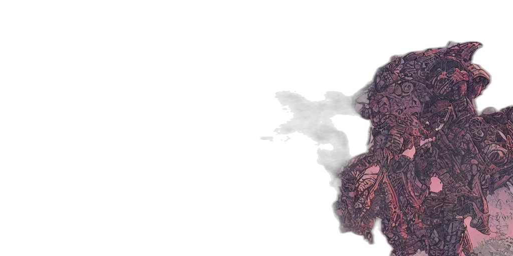 hair, mask, creature, dragon transparent PNG cut-out