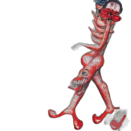 robot, staff, creature, jewelry, concept art, 3d render, artwork, junji transparent PNG cut-out