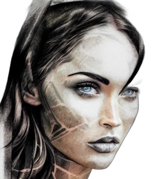 face, mask, jewelry, comic book art transparent PNG cut-out