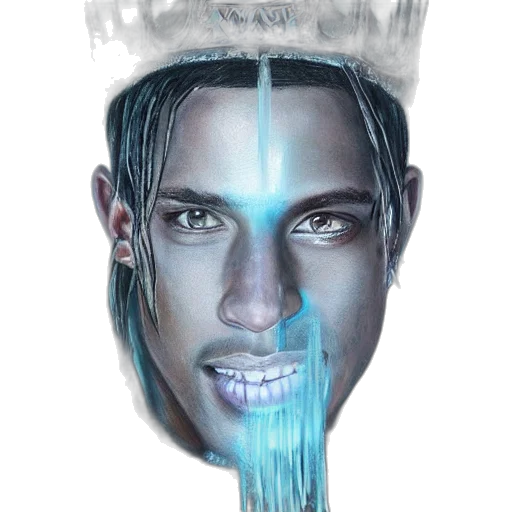 face, crown, mask, hair transparent PNG cut-out