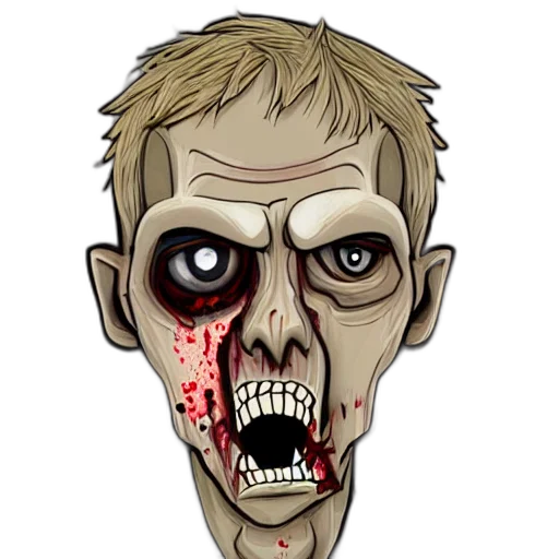 face, mask, cartoon, comic book art transparent PNG cut-out