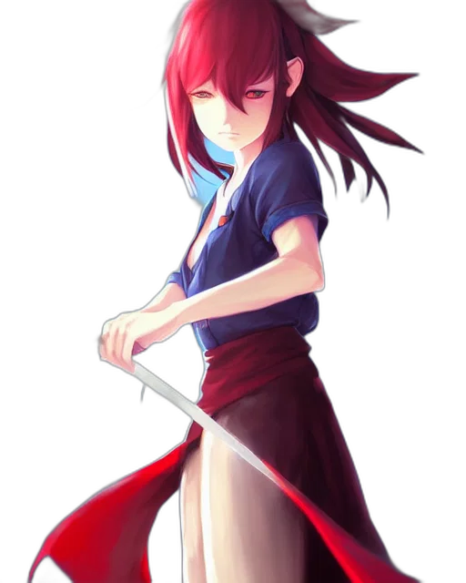 staff, sword, weapon, dress, anime, fantasy art, pixel art, concept art transparent PNG cut-out