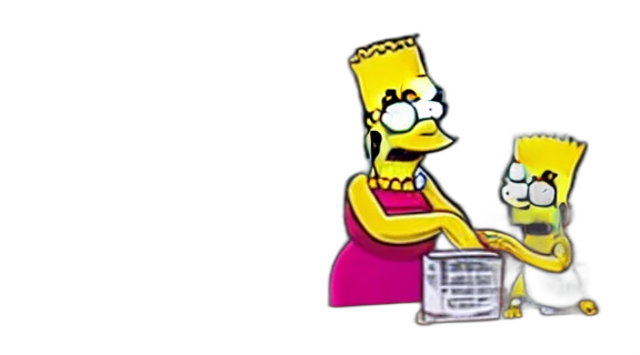 cartoon, scene, simpsons, hbo transparent PNG cut-out