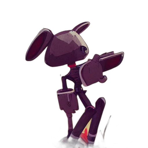 robot, staff, hat, weapon, concept art, cartoon, 3d render, pixel art transparent PNG cut-out