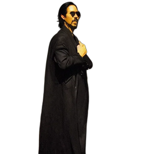 jacket, staff, concept art, pixel art transparent PNG cut-out