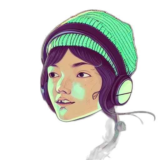 face, hat, mask, photorealistic transparent PNG cut-out