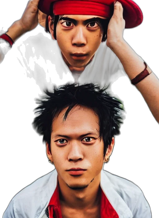 staff, face, hair, mask transparent PNG cut-out