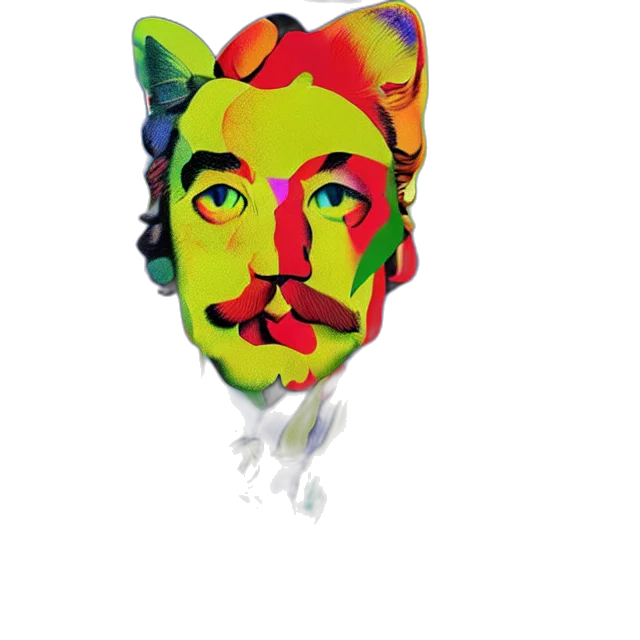 mask, face, staff, crown transparent PNG cut-out