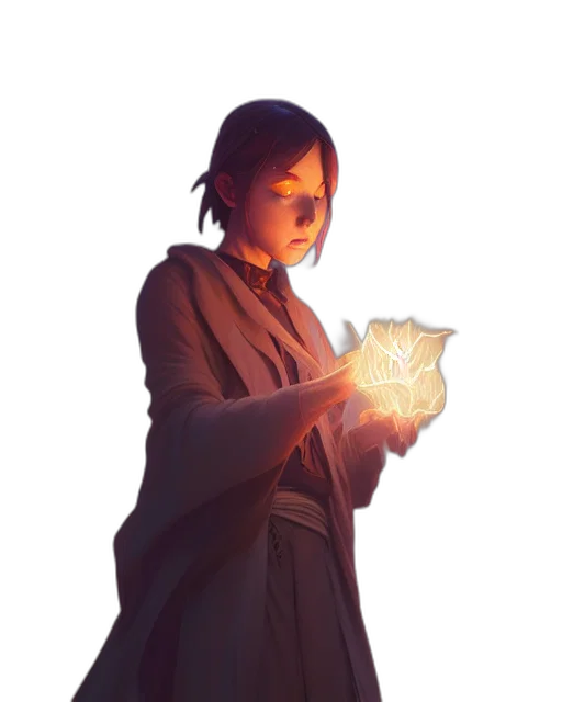 staff, jacket, weapon, concept art transparent PNG cut-out