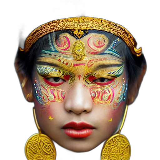 mask, face, jewelry, crown transparent PNG cut-out