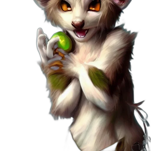 animal, staff, concept art, fantasy art transparent PNG cut-out