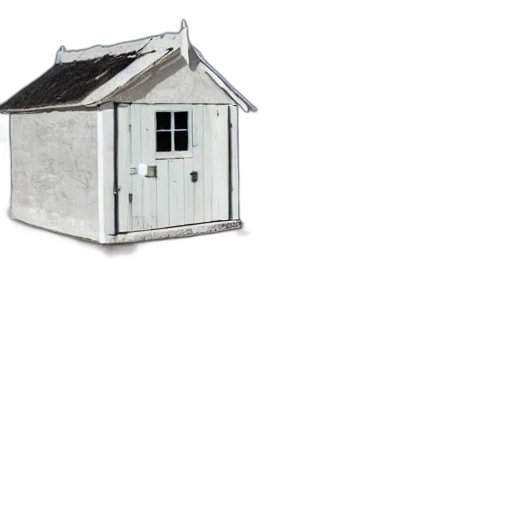 building, furniture, umbrella, robot, 3d render, concept art, photorealistic, outer space transparent PNG cut-out