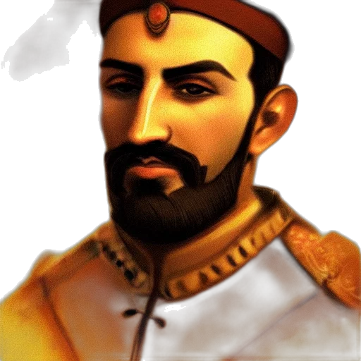 staff, crown, face, photorealistic, oil painting, fantasy art, pixel art, portrait transparent PNG cut-out