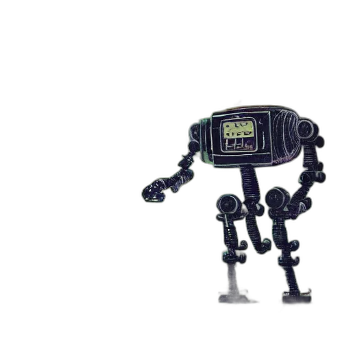 robot, staff, weapon, animal transparent PNG cut-out