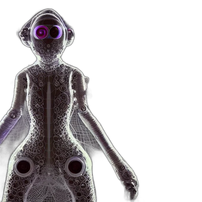 robot, creature, dress, concept art transparent PNG cut-out